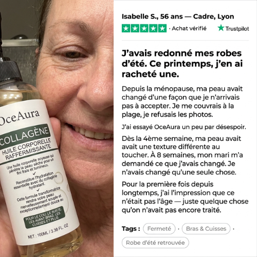 OceAura — Huile raffermissante au collagène