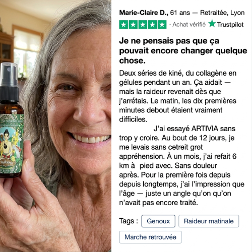 ARTIVIA — Spray articulaire botanique par Magloria